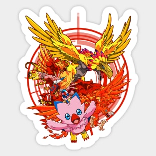 Biyomon Evolution Sticker